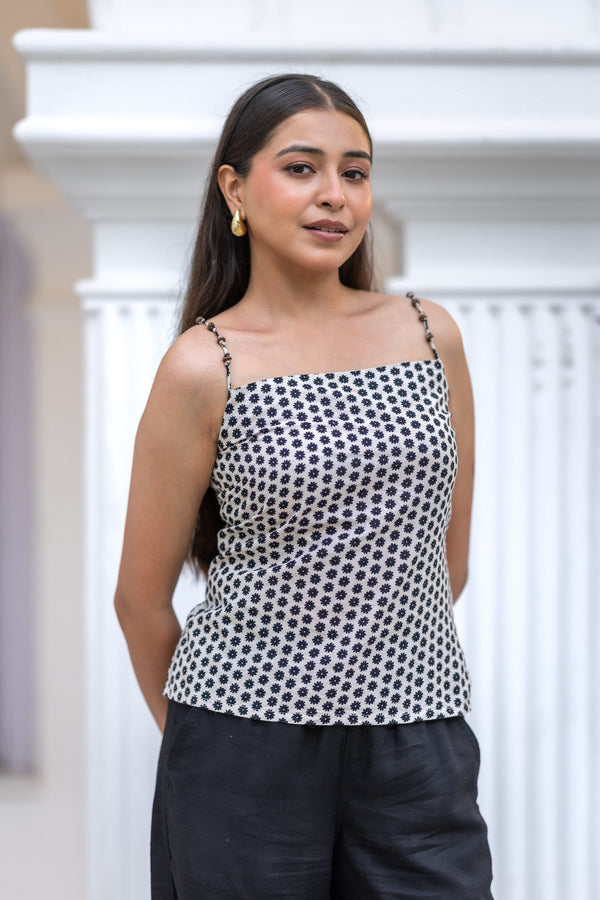 Daisy Daze Beaded Kurti